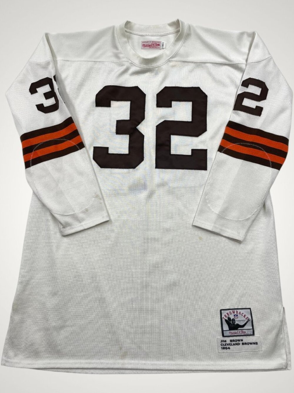 Mitchell & Ness Jim Brown 1964 Cleveland Browns Sewn Jersey Men's 3XL Size 54
